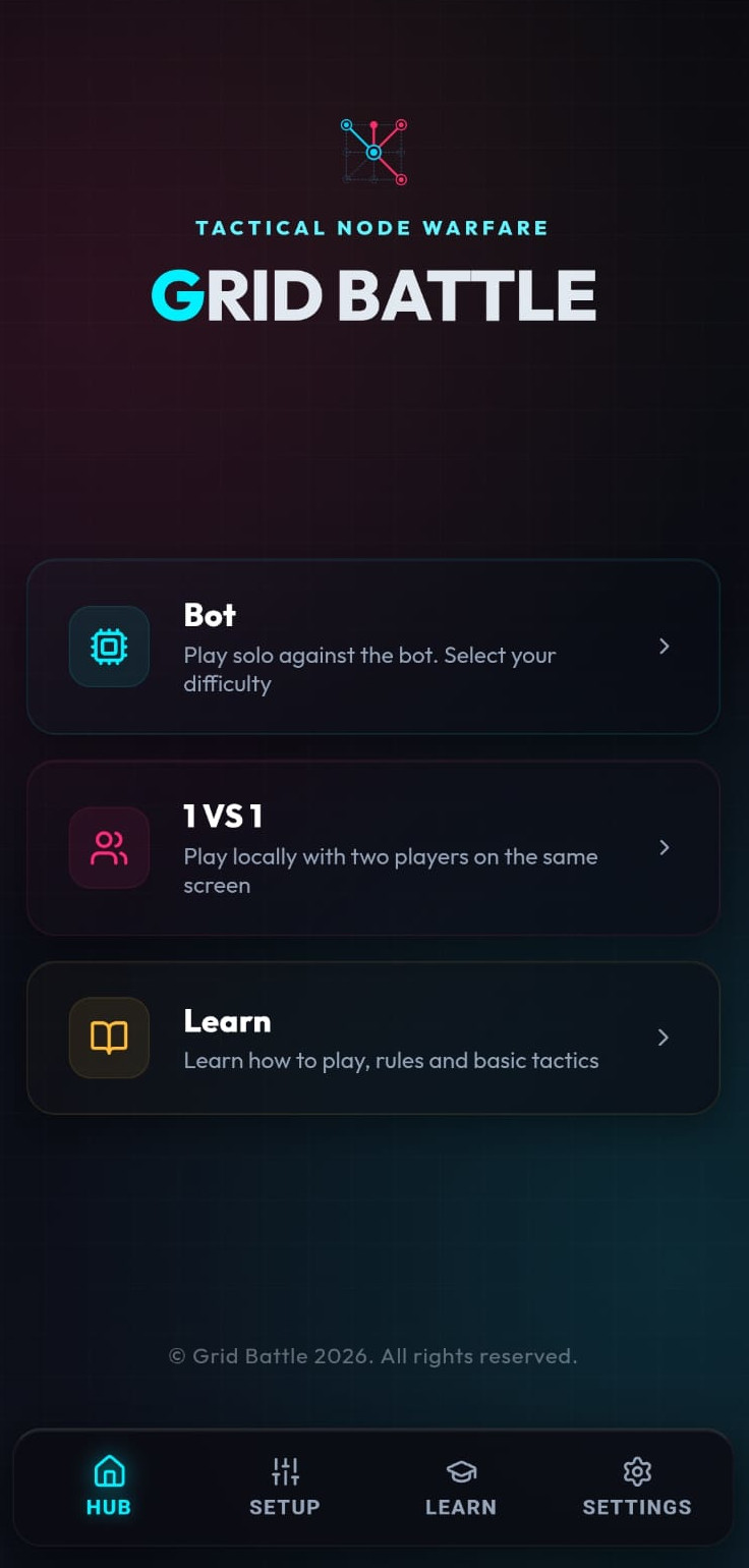 Grid Battle Mobile Screenshot - Home Arena